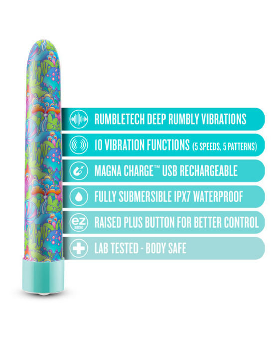 Limited Addiction Power Bullet Vibe - Utopia graphic showing features 