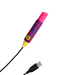 Romp Lipstick Pleasure Air Clitoris Stimulator Vibrator with charging cord in base