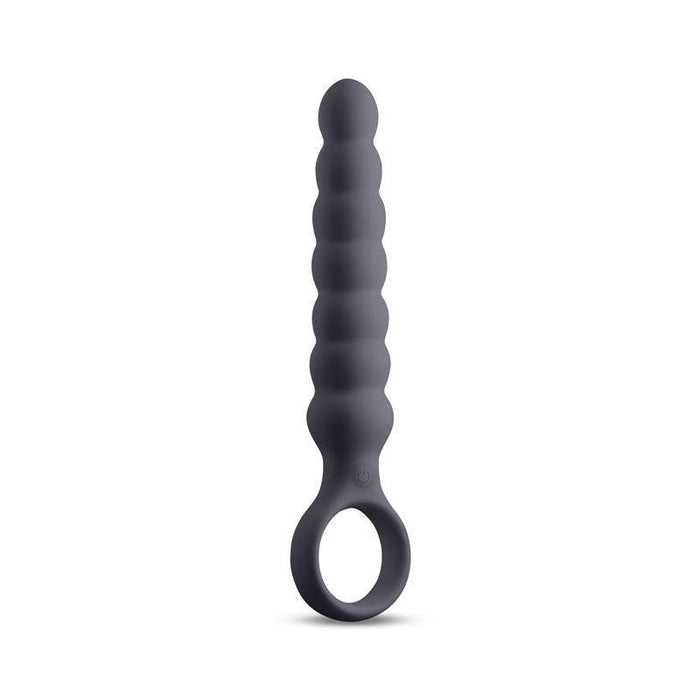 Lucent Vibrating Anal Probe with Finger Loop - Black BTB Shop Lucent Vibrating Anal Probe with Finger Loop - Black BTB Shop