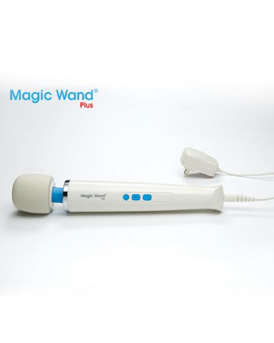 Magic Wand Plus 4 Speed Ultra Powerful Wand Vibrator horizontal view
