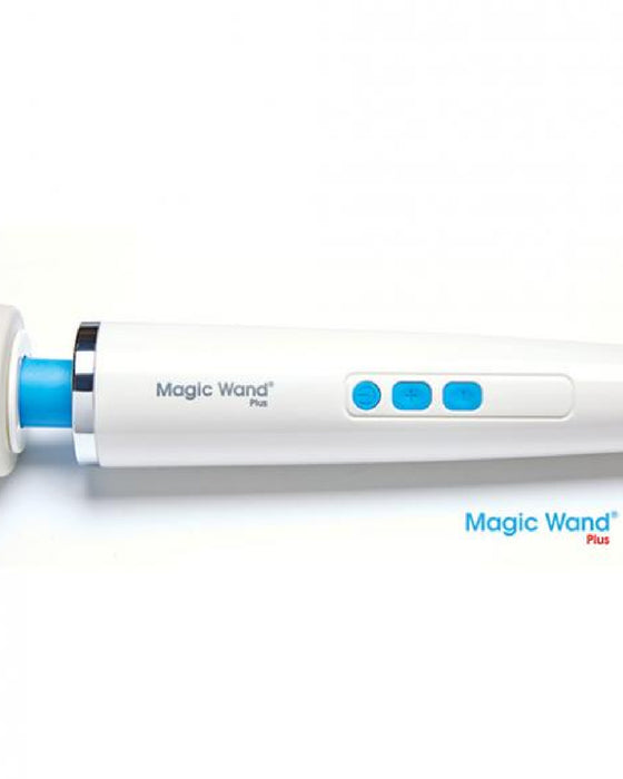 Magic Wand Plus 4 Speed Ultra Powerful Wand Vibrator control close up 
