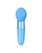 Rina Dual Ended Double Motor Vibrator - Blue front view 