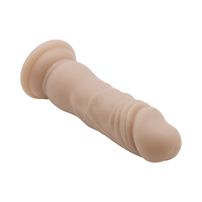 The My First Willy Small Realistic 5 Inch Light Tone Silicone Dildo features lifelike detailing, a flesh-toned finish, and a pronounced head—ideal as a beginner dildo for those seeking realistic sensations.