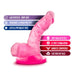 Naturally Yours 4 Inch Mini Cock - Pink