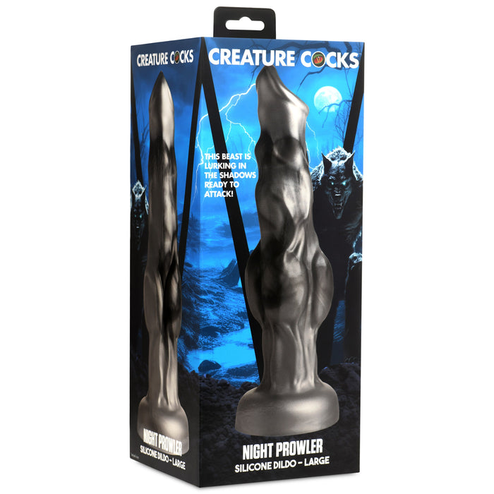 Night Prowler Long Thick 10 Inch Werewolf Dildo with Knot