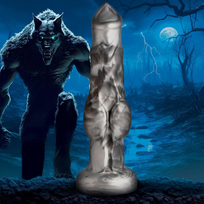 Night Prowler Thick 6.75 Inch Werewolf Dildo with Knot