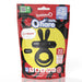 A red and yellow package labeled "O Hare Deep Rumbling Vibrating Beginner Couples' Cock Ring" contains a black bunny-eared vibrating ring. Features include "4B Low Pitch Bass," "Reusable," "One Size," and "Compostable Packaging.