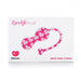 The OhMiBod Krush Smart Kegel Fitness Balls package features a pink geometric design for effective pelvic floor training. It offers Bluetooth connectivity, app compatibility, and advanced sensor technology, set against a white backdrop with pink and black text.