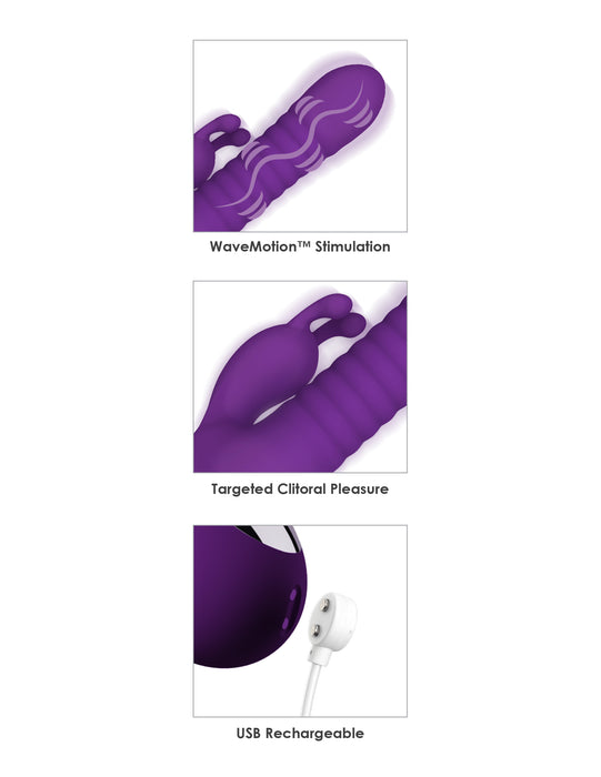 Fantasy For Her Fantasy Wave Motion Rabbit Vibrator
