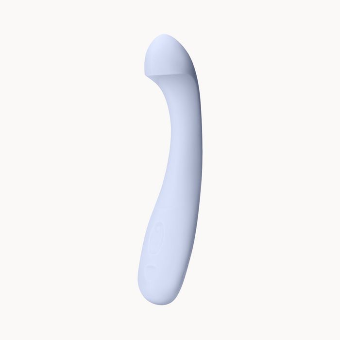 Dame Arc Silicone Waterproof G-Spot Vibrator - Ice Blue
