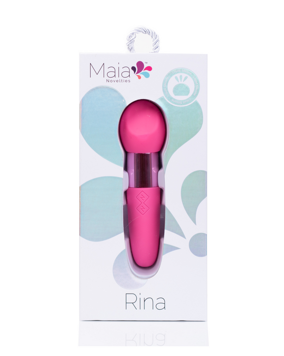 Rina Dual Ended Double Motor Vibrator - Pink in box 