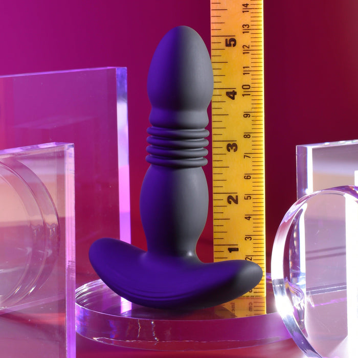 Playboy Trust the Thrust Vibrating & Thrusting Anal Plug with Remote BTB Shop Playboy Trust the Thrust Vibrating & Thrusting Anal Plug with Remote BTB Shop