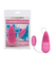 Pocket Exotics Vibrating Pink Passion Bullet next to package 