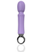 Screaming O Primo Wand Vibrator with Finger Loop upright on white background 