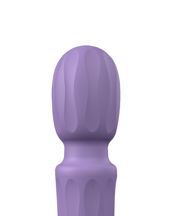 Screaming O Primo Wand Vibrator with Finger Loop close up of head 