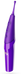 A purple Zumio X2 Rotating Clitoral Stimulator featuring a slim, tapered SpiroTip and ergonomic handle, designed for precise stimulation.