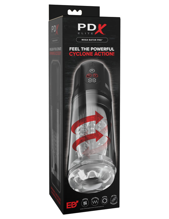 PDX Elite Cyclone Spinning and Vibrating Stroker