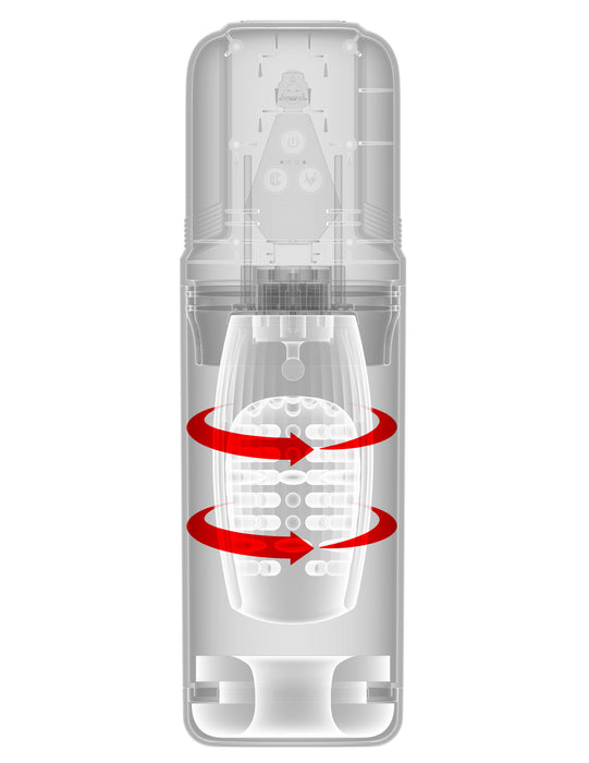 PDX Elite Cyclone Spinning and Vibrating Stroker