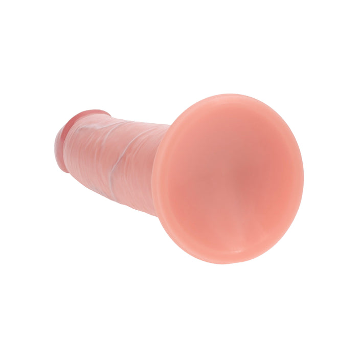 Realrock Sliding Skin Dual Density Silicone Dildo 8 Inches – Vanilla