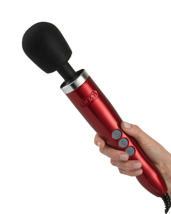 Doxy Die Cast Extra Powerful Wand Vibrator - Red