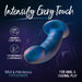 The Rebellion Small 5.75 Inch Blue Silicone Beginner & Pegging Dildo, made from platinum-cured silicone, is ideal for anal, vaginal, strap-on, and pegging play—great for beginners or experienced users to enhance solo or partnered pleasure.