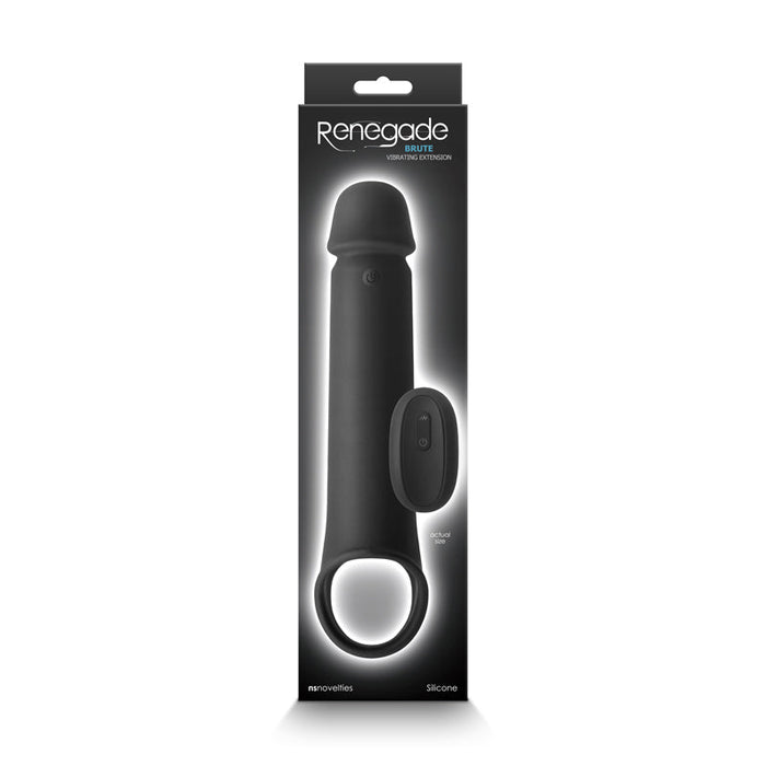 Brute Vibrating Silicone Hollow Penis Extension with Remote | Betty's BTB Shop Brute Vibrating Silicone Hollow Penis Extension with Remote | Betty's BTB Shop
