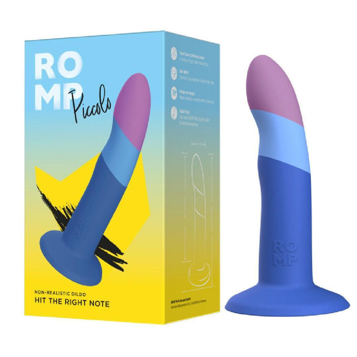 Romp Piccolo First Time Non Realistic Small Silicone Dildo — BTB Shop