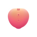 The Romp Pink Peach Pleasure Air Clitoris Stimulator is a small, heart-shaped toy in a pink-orange gradient with "+" and "–" buttons, "ROMP" on top, and beginner-friendly Pleasure Air Technology for gentle clitoral satisfaction.