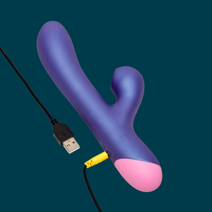 Romp Pulse Rabbit Vibrator wtih Clitoral Pleasure Air