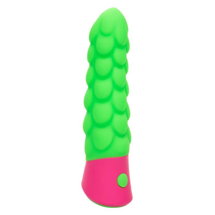 Rave Ripple Green Silicone Textured Vibrator