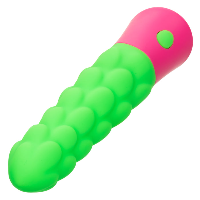Rave Ripple Green Silicone Textured Vibrator