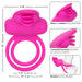 Silicone Dual Clit Flicker Vibrating Cock Ring for Couples
