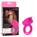 Silicone Dual Clit Flicker Vibrating Cock Ring for Couples