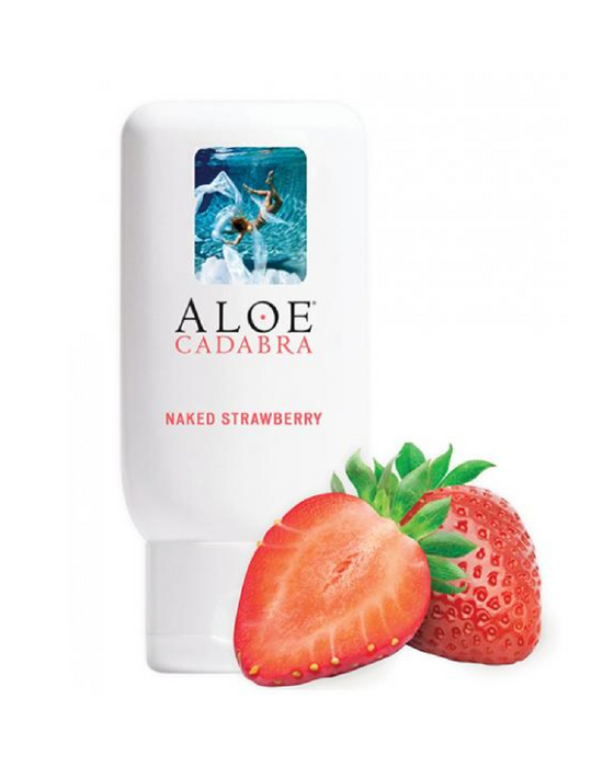 Aloe Cadabra Organic Water Based Lubricant - Strawberry 2.5 oz