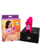 Screaming Squirrel Air Pulsation Clitoral and G Spot Vibrator on black box next to product box 