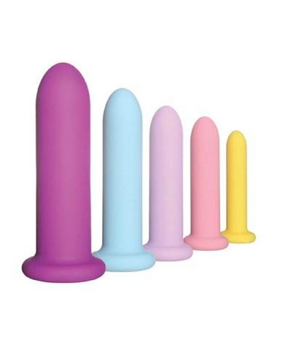 Sinclair Select Silicone Vaginal Dilator Set 5 sizes and colors 