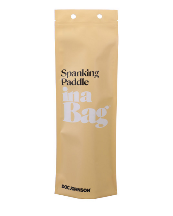 Spanking Paddle In a Bag yellow package 
