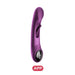 The Tempo G-Spot Tapping Pressure Sensing App-Controlled Vibrator is a purple, curved internal vibrator with two buttons and a small display at the base, designed for app connectivity and g-spot stimulation. "APP" appears below it in a red oval.