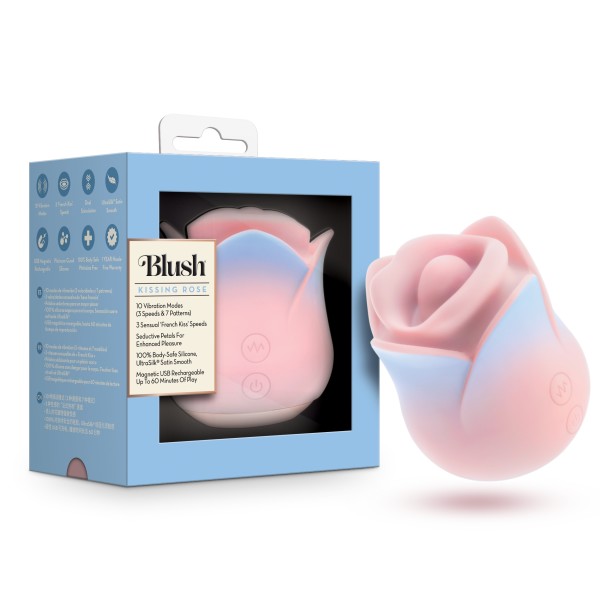 The Kissing Rose Vibrator with Tongue and Lips