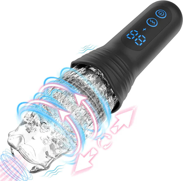 The Male Rose Pro Thrusting Vibrating & Rotating Masturbator