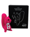 Screaming Squirrel Air Pulsation Clitoral and G Spot Vibrator next to gift box 