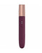 The Traveler Vibrator and Lube Set - Burgundy with lid on 