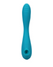 This Product Sucks Double Ended Clitoral Suction and G Spot Vibe teal front facing 