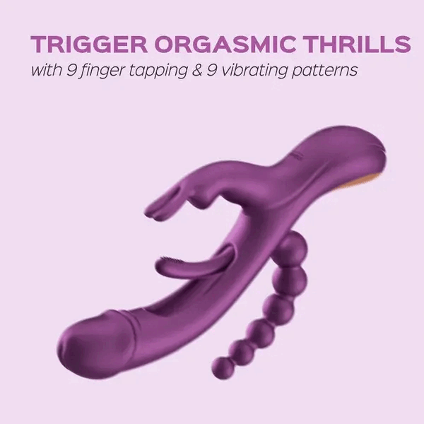 Trilux Kinky Finger Rabbit Vibrator with Anal Beads - App Control! BTB Shop Trilux Kinky Finger Rabbit Vibrator with Anal Beads - App Control! BTB Shop