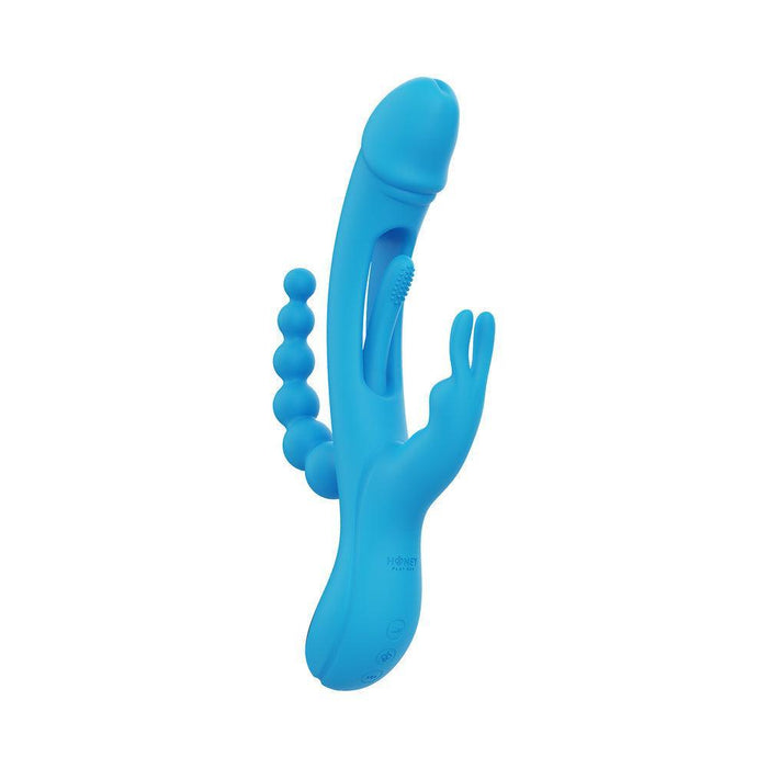 Trilux Kinky Finger Rabbit Vibrator with Anal Beads - App Control! BTB Shop Trilux Kinky Finger Rabbit Vibrator with Anal Beads - App Control! BTB Shop