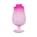 The Tulip Trance Licking Sucking Clitoral Vibrator is a silicone adult toy shaped like a pink rosebud with smooth curves and a stem-style base, delivering luxurious clitoral stimulation through licking and sucking sensations.