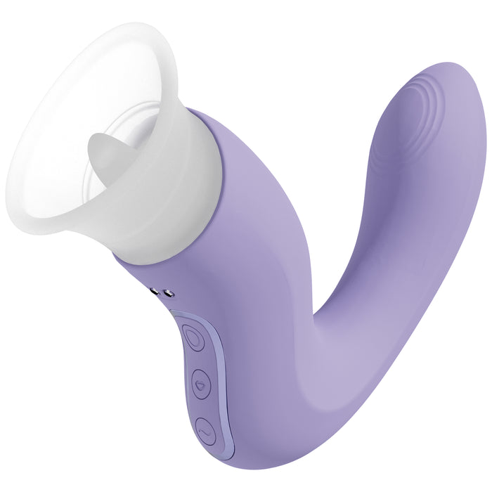 Callalily Double Ended G-Spot Vibrator with Tongue Stimulator & Breast/Vulva Pump