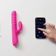 Lovense Velvo App-Controlled Rolling Bead G-Spot & Clitoral Rabbit Vibrator