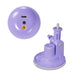 The Violet Vixen Warming Thrusting Vibrator with Suction Mount includes a lavender suction cup mount, adjustable arm, and a round disk with USB-C and additional ports—perfect for pairing with your favorite liquid silicone vibrator.