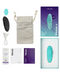 We-Vibe Moxie + Hands-Free Remote or App Controlled Panty Vibrator -  Teal contents of box 
